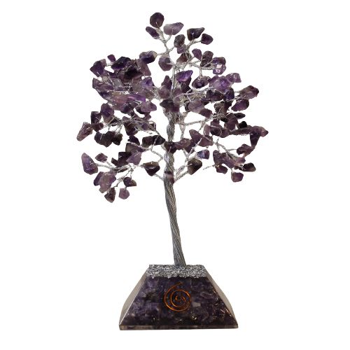 Amethyst Gemstone Tree, 160 Stones, product photograph