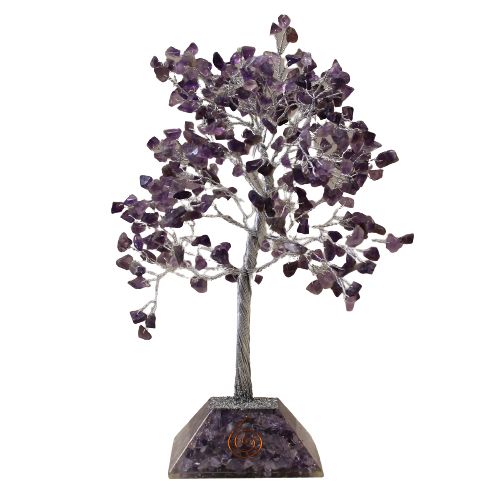 Amethyst Gemstone Tree, 320 Stones, product photograph