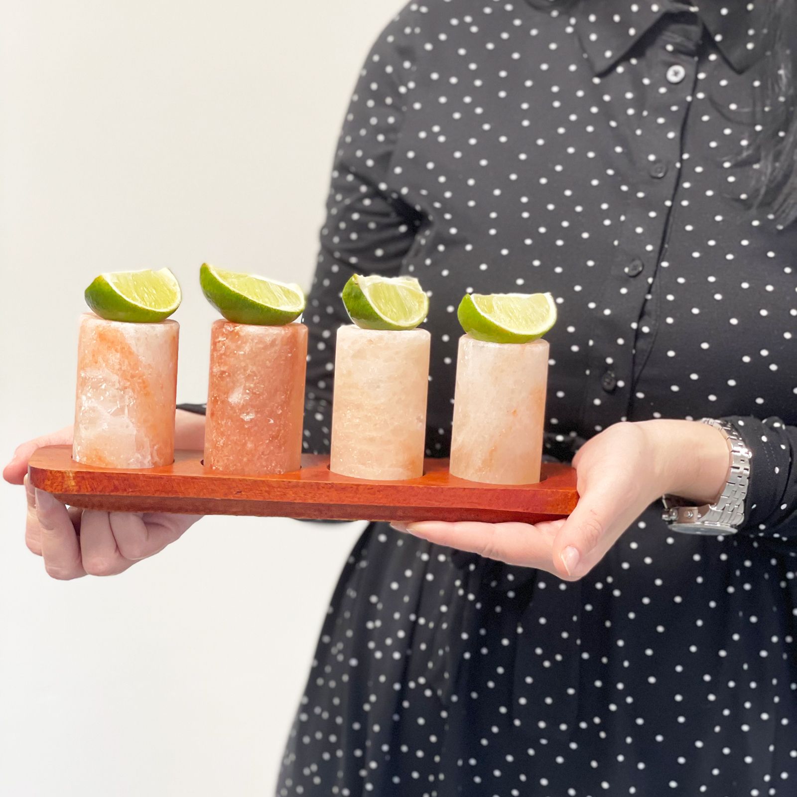 Himalayan Salt Shot Glasses Set of 4, product photograph