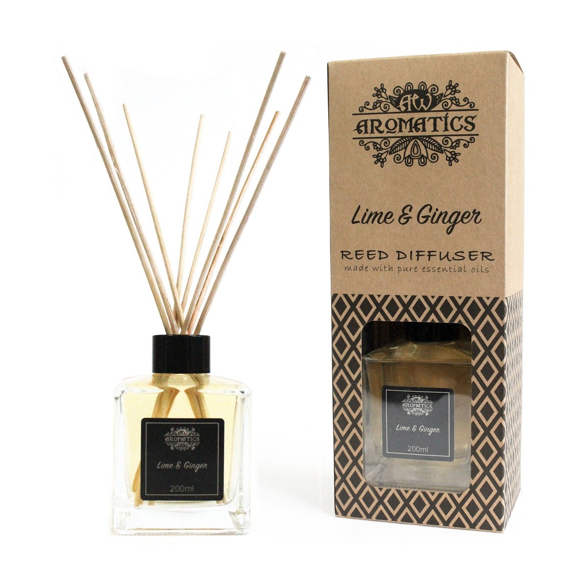 Lime and Ginger Reed Diffuser, 200ml