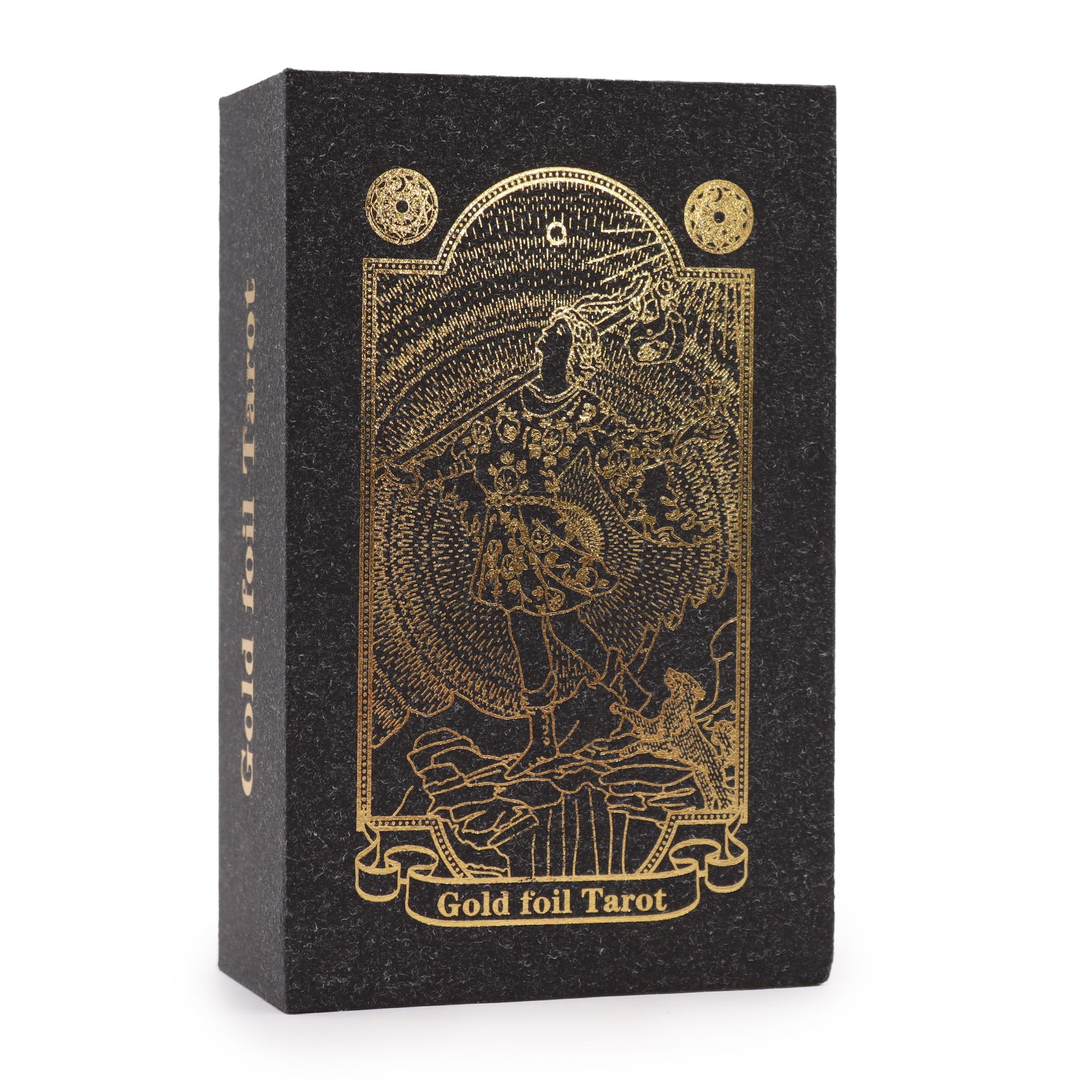 Gold Foil Tarot Set with Book, product photograph